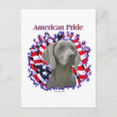 Weimeraner Pride Briefkaart (Voorkant)