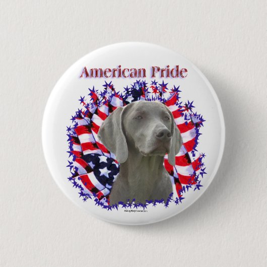 Weimeraner Pride Button (Voorkant)