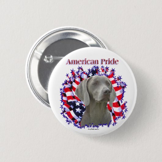 Weimeraner Pride Button (Voorkant /achterkant)