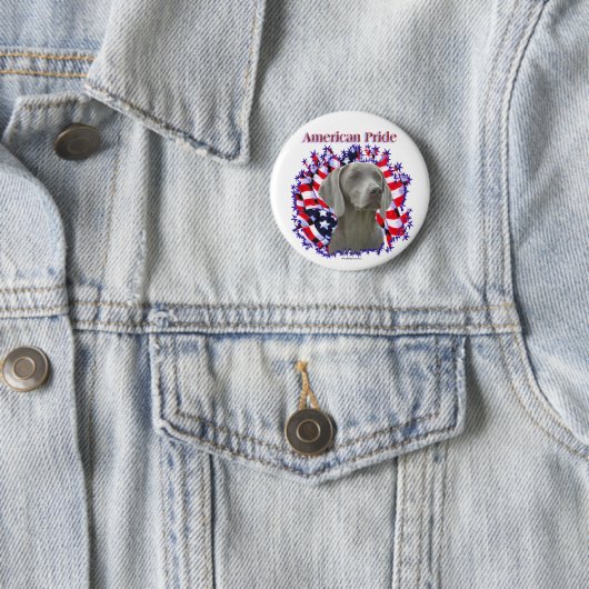 Weimeraner Pride Button (In situ)
