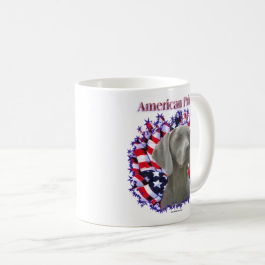 Weimeraner Pride Koffiemok (Voorkant rechts)