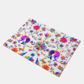 Weims, Rabbits, & Birds Otomi styled pattern  Deurmat (Schuin)