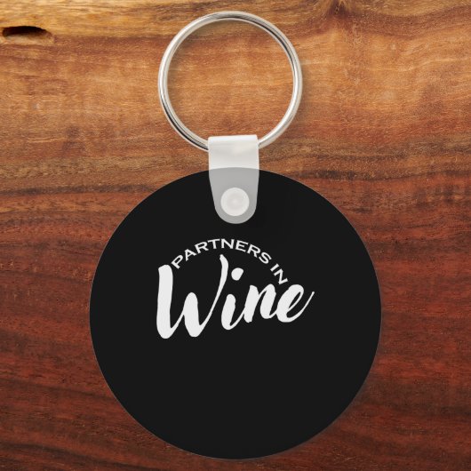 Wein Partners in Wine Sleutelhanger (Voorkant)