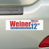 Weiner 2012-inch - Bumpersticker (Op auto)