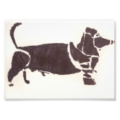 Weiner Dog 5x7 Foto Afdruk (Voorkant)