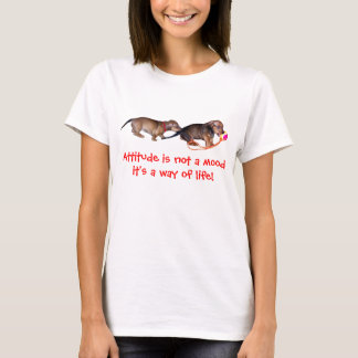 Weiner Dog Attitude T-shirt