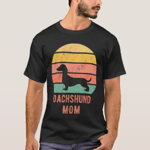 Weiner Dog Eigenaar Dachshund Dog Mama T-shirt
