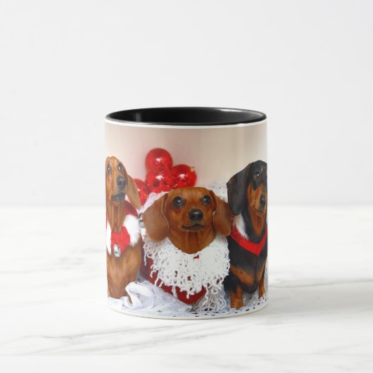 Weiner Dog Holiday Mok (Midden)