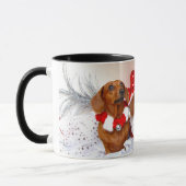 Weiner Dog Holiday Mok (Links)