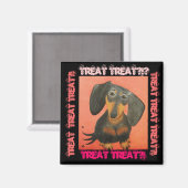 Weiner Dog Treat Magnet (Voorkant / Achterkant)