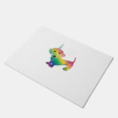 WEINER DOG WEINERCORN - Funny Teckel Eenhoorn T- Deurmat (Schuin)