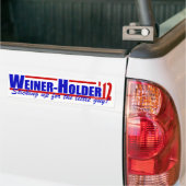 Weiner Holder '12 - Anthony Weiner - Eric Holder Bumpersticker (Op Truck)