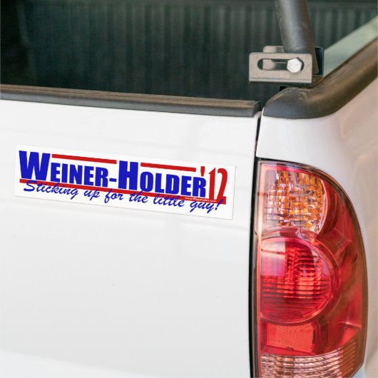 Weiner Holder '12 - Anthony Weiner - Eric Holder Bumpersticker (Op Truck)