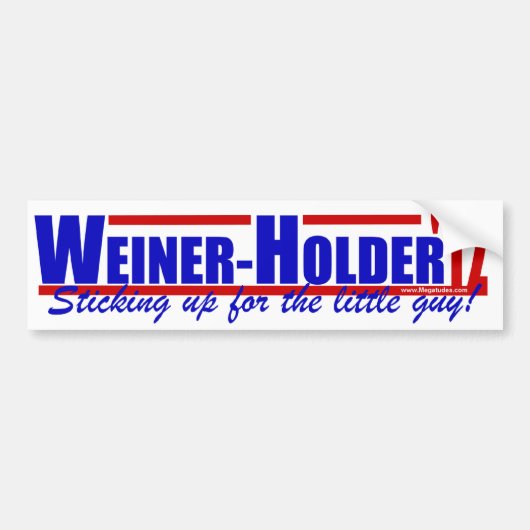 Weiner Holder '12 - Anthony Weiner - Eric Holder Bumpersticker (Voorkant)