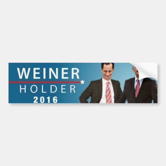 Weiner Holder 2016 Bumpersticker (Voorkant)