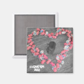 Weiner Hond Hartmagneet Magneet (Voorkant / Achterkant)