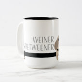 Weiner Inbetweener Tweekleurige Koffiemok (Voorkant links)
