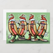 Weiner-kerstkaart Feestdagenkaart (Voorkant / Achterkant)