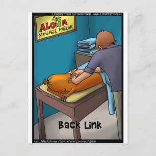 Weiner Massage o.b.a. Backlink Funny Gifts & Kaart