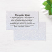 Weingarten Rights Visitekaartjes (Bureau)