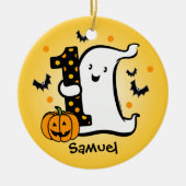 Weinig 1st Verjaardag van het Spook Keramisch Ornament (Voorkant)