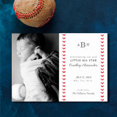 Weinig All Star Baseball Baby Birth Annountion Aankondiging