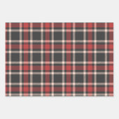 Weinig andere kerstpleisters rood en zwart inpakpapier vel (Voorkant 2)