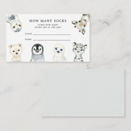 Weinig Arctic raad hoeveel SOCKaart Informatiekaartje (Voorkant / Achterkant)