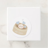 Weinig Baby shower blauw bedankt Bedankjes Labels (In situ)