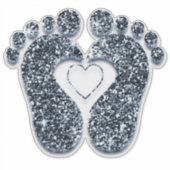 Weinig Baby shower Heart Reflexology Massage Thera Sticker (Voorkant)