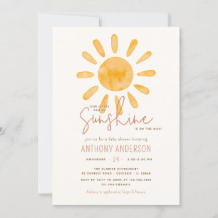 Weinig Baby shower met neutrofielen Kaart