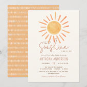 Weinig Baby shower met neutrofielen Kaart (Voorkant / Achterkant)