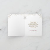 Weinig Baby shower van het Konijntje dankt u Bedankkaart (Binnen)