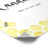 Weinig bee raden hoeveel snoepjes poster (Hoek)