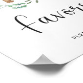 weinig beer is op weg \ Favors Poster (Hoek)