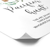 weinig beer pacifier jachtwedstrijd voor baby show poster (Hoek)