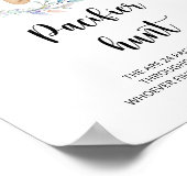 weinig beer pacifier jachtwedstrijd voor baby show poster (Hoek)