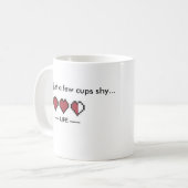 Weinig bekertjes vormen de Mok (Voorkant links)