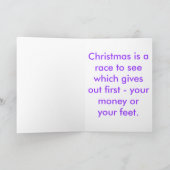 Weinig Billy Feestdagen Kaart (Binnen)