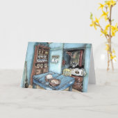 Weinig Blauwe Keuken van het Land Kaart (Gele Bloem)