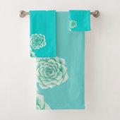 Weinig Blauwgroen lichtkunst Bad Handdoek (Insitu)