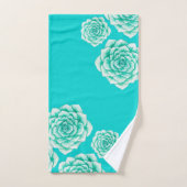 Weinig Blauwgroen lichtkunst Bad Handdoek (Handdoek)