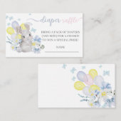 Weinig bunny gender onthult luidere vuilnisbak informatiekaartje (Voorkant / Achterkant)