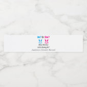 Weinig Bunny Geslacht Laat het flesetiket zien Waterfles Etiket (Enkel label)