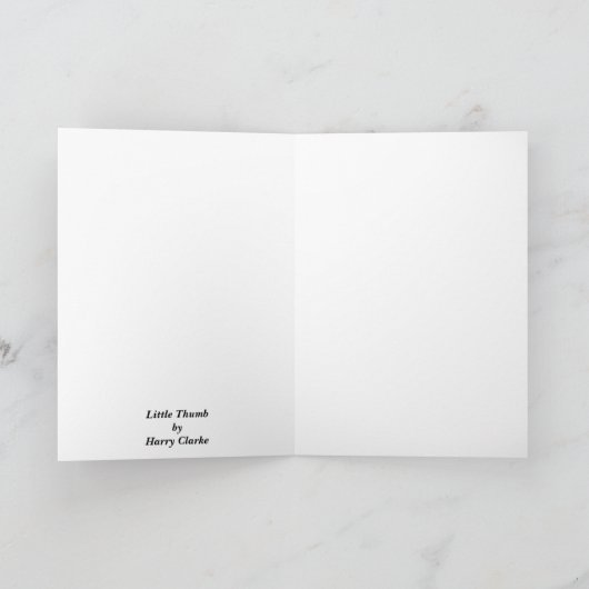 Weinig Duim door Harry Clarke Kaart (Binnen)