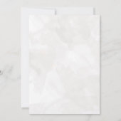 Weinig één grijs neutraal Baby shower omhoog en we Kaart (Achterkant)