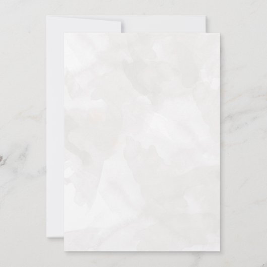 Weinig één grijs neutraal Baby shower omhoog en we Kaart (Achterkant)