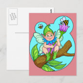 weinig Elf Briefkaart (Voorkant / Achterkant)