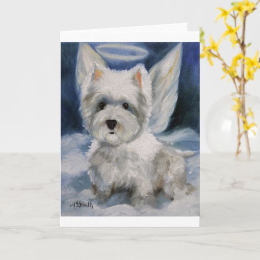 weinig engel kaart (Gele Bloem)