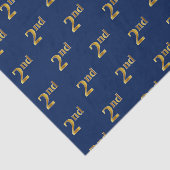 Weinig, Faux Gold 2e (Tweede) Event Tissue Paper Tissuepapier (Detail)